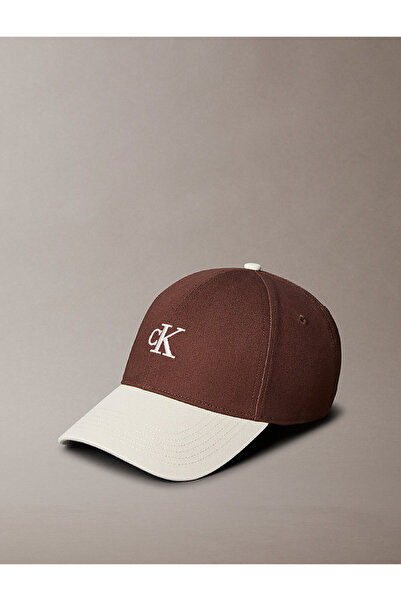 Calvin Klein Erkek Emblem Monogram Detaylı Şapka