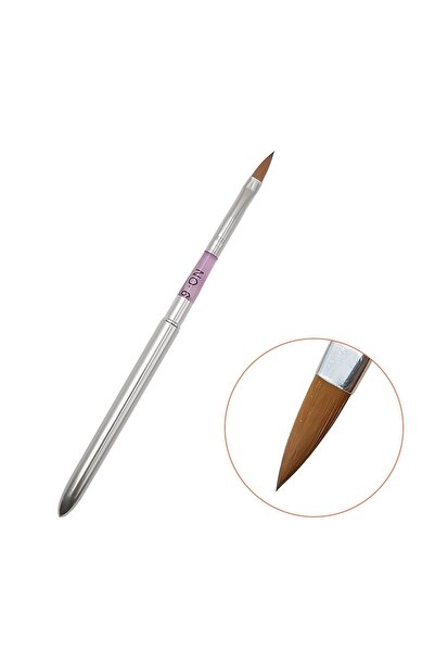 SELA Pensulă acrilică nr. 6 cu capac,