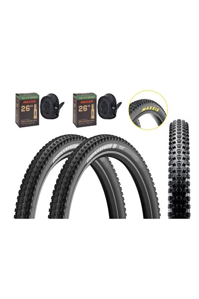 heugers MAXXIS Dış Lastik MTB Crossmark II 26X2.25 Ön Arka Set İç Dış Lastik ...