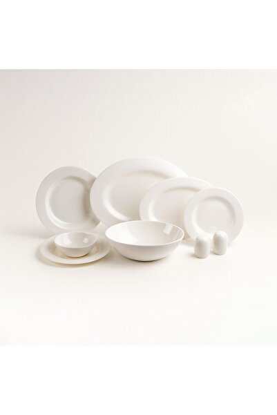 ROYAL CANTERBURY Verona White 55 Parça Yemek Takımı