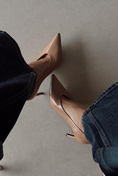 nope21shoess حذاء بيلا ذو الكعب العالي بلون البشرة