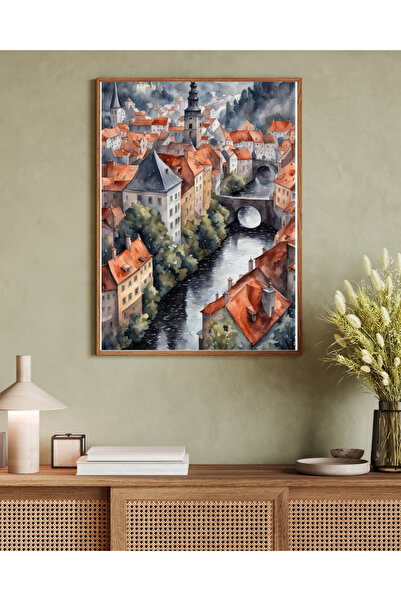 woodhomeworks Tablou decorativ pentru birou, de sine stătător, artă vrynt