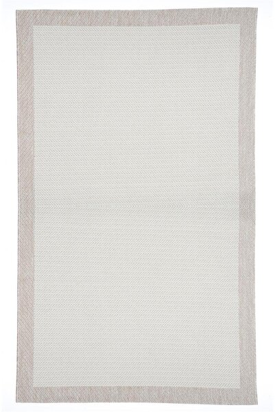 ECOSER Yıkanabilir Kaymaz Tabanlı Jut Lux Kemik-Bej Sisal Halı Salon Halısı Y...