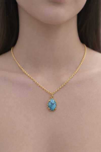 Feyz Tasarım قلادة الفيروز مع سلسلة