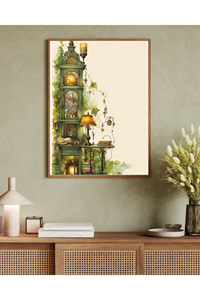 woodhomeworks Tablou decorativ pentru birou, într-o singură bucată, artă în sine