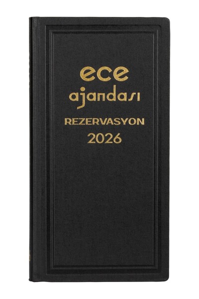 Ece Ticari Ajanda Avrasya Rezervasyon 17X33Cm 2026
