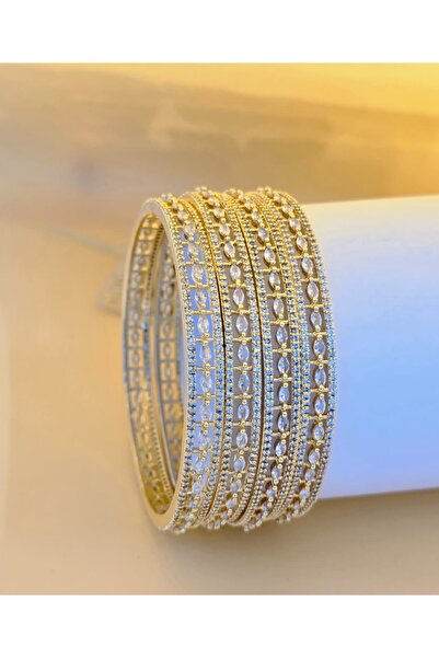 Rania Trends أساور من حجر الزركون الهندي الأصلي عالي الجودة