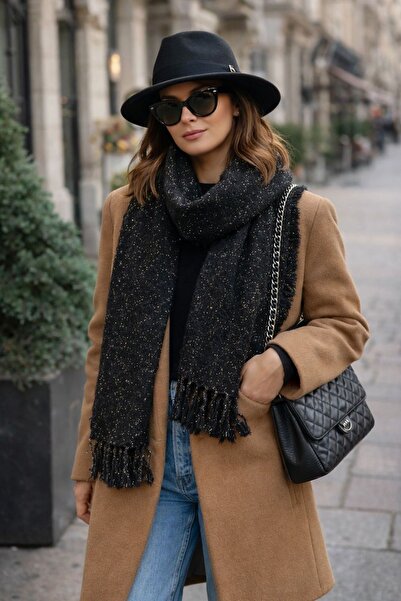 Aghilo Scarf & Panama Fedora Hat Set – Timeless Winter Elegance