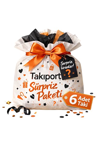 LOWEN AKSESUAR Sürpriz Takı Paketi – 6 Adet Takı | Özel Hediye Paketli | Rast...