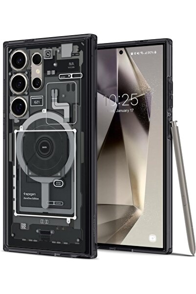 Spigen جراب ألترا هايبرد ونتاب رينج ماج سيف لهاتف سامسونج جالاكسي إس 24 ألترا...