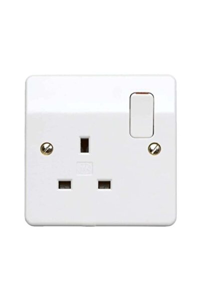 MK Single Socket with Switch from - 13 Amperes