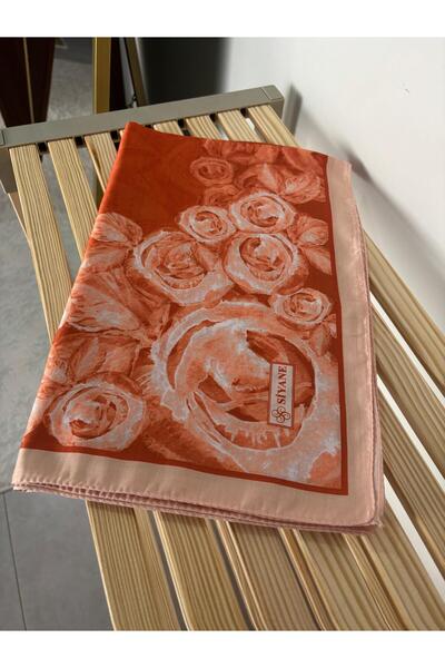 SİYANE ŞAL İPEKSELİ ÇİÇEKLİ GÖLGE DESENLİ SOFT ŞAL