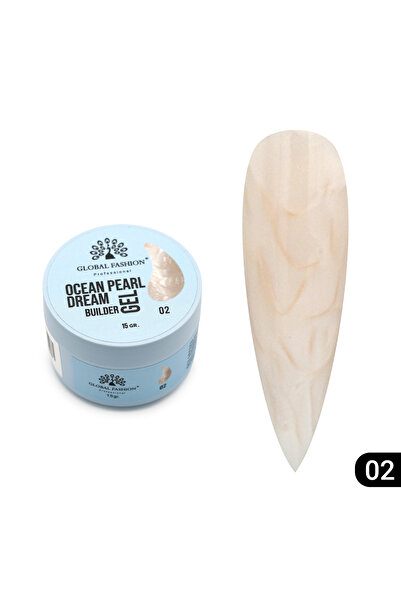 global fashion Gel pentru modelarea unghiilor 15 gr, Ocean Pearl Dream Builde...