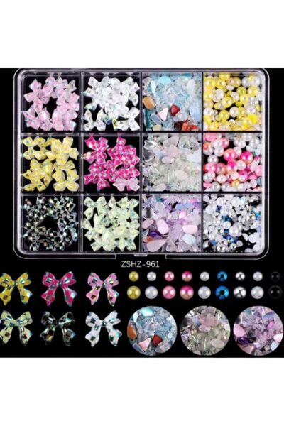 global fashion Volumetric 3D figures for manicure, set ZSHZ-961