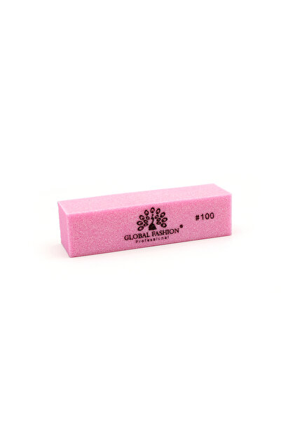 global fashion Nail Buffer, Global Fashion, #100, Pink