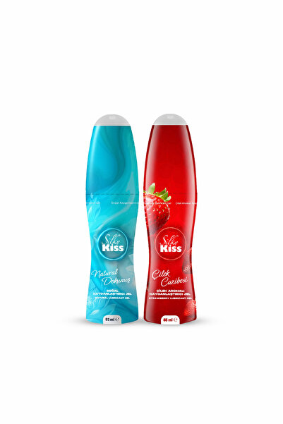 Silky Kiss 2'li Kayganlaştırıcı Jel - Çilek Jel + Natural Jel