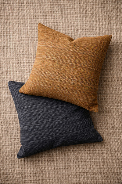 Alacastore Linen Woven Throw Pillow Set
