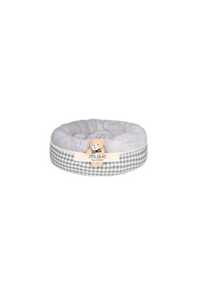 Seven Bird Soft fur dog and cat bed and seat with a teddy bear toy on the front, available in multiple colors, size M