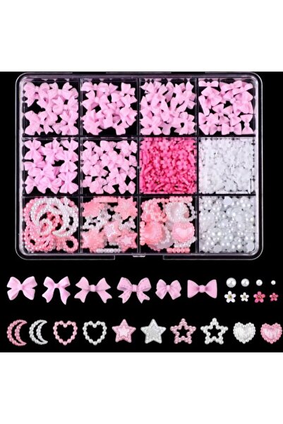 global fashion Figurine 3D volumetrice pentru manichiură, set D5