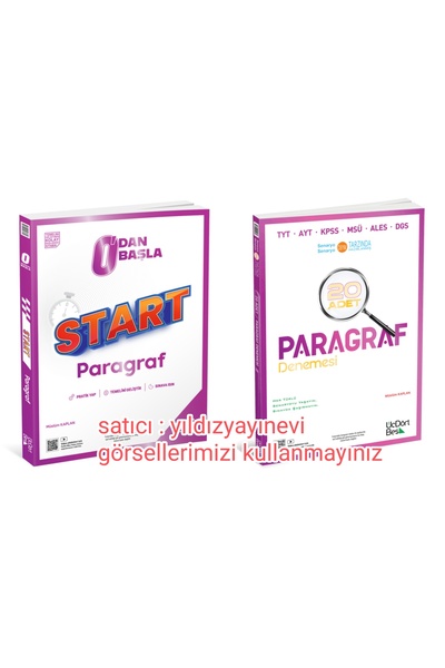 Arı Yayıncılık ÜÇDÖRTBEŞ YAYINLARI start paragraf ve paragraf denemesi 2'li set