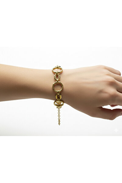 Tılsım Bijuteri Cast Chain Bracelet Round