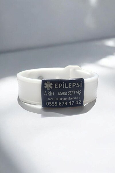 fırsatlar diyarı Kişiye Özel Tıbbi Acil Durum Bilekliği Epilepsi-Tip2 Diabete...