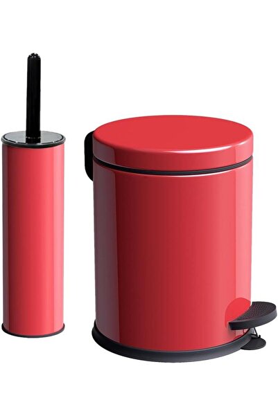 Vinoks Eko Series 2-Piece Bathroom Set with Foot Pedal Feature, 3 Liter Trash...