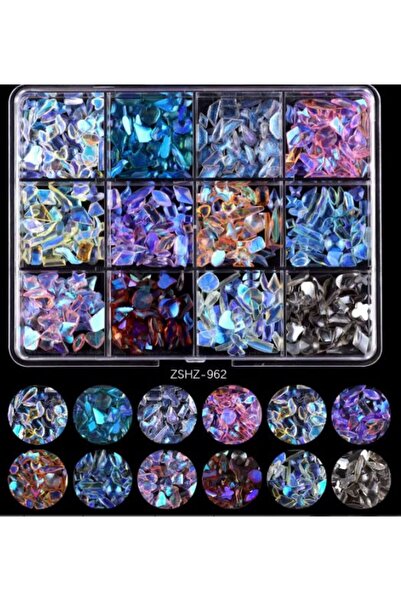 global fashion Τρισδιάστατα ογκομετρικά σχήματα για μανικιούρ, σετ ZSHZ-962