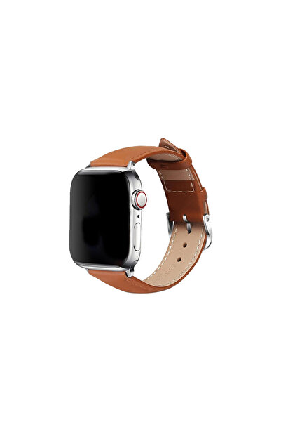 NewFace Apple Watch 42mm Nl26 Leather Band - Tan