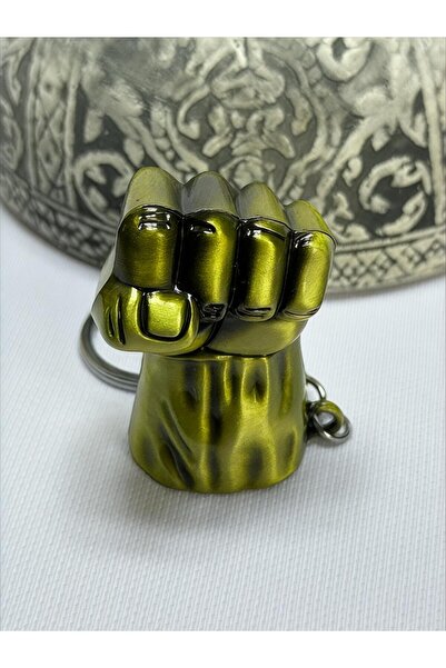 anahtarlık evreni سلسلة مفاتيح معدنية ذهبية اللون من هالك