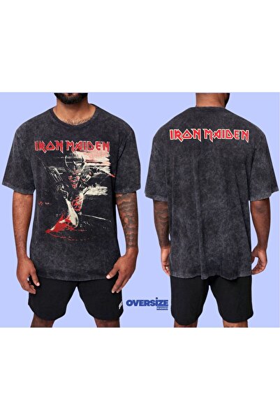 RİSE Tricou Iron Maiden lavabil supradimensionat
