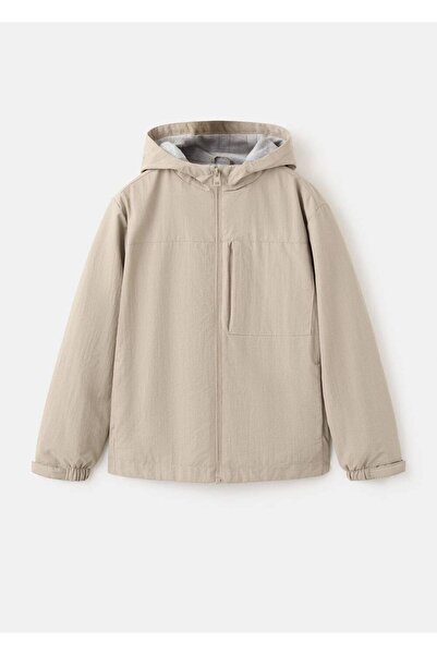 MANGO Kids Kapüşonlu su geçirmez parka