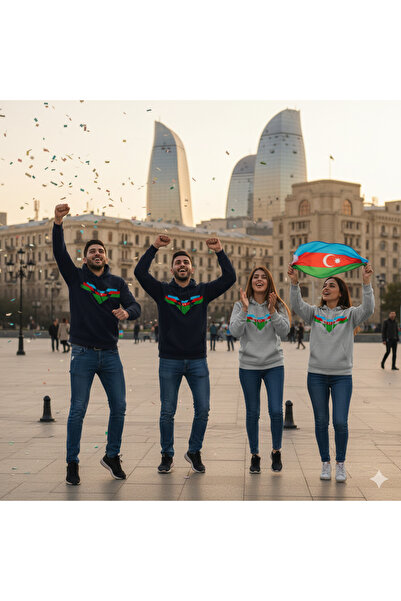 SARI AZERBAIJAN AZERBAYCAN HOODIE POLAR