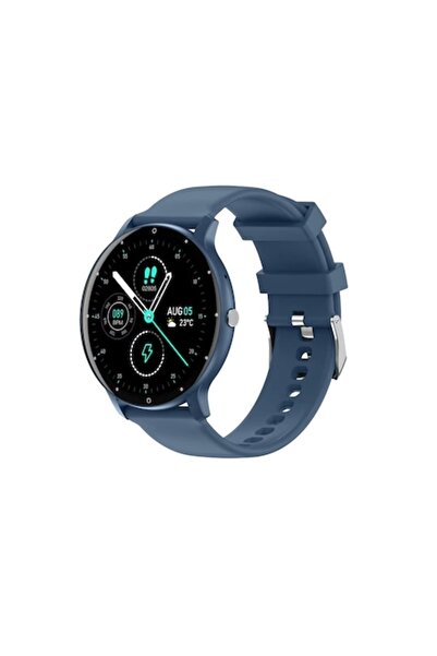 OEM Blue Round Smartwatch