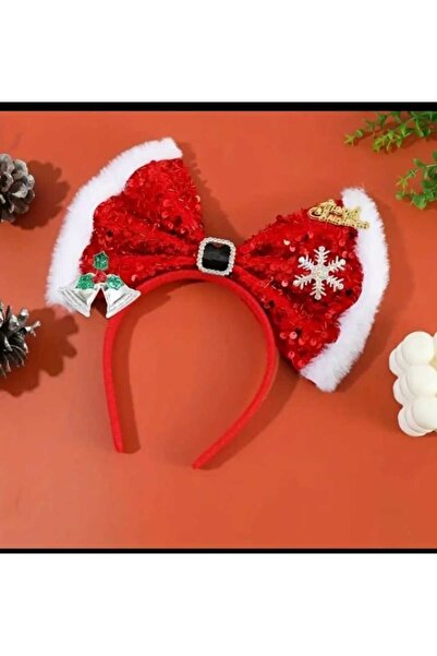 Beyaz Simli Kar Tanesi Zil Fiyonk Noel Tacı
