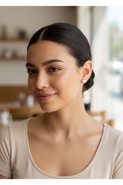 best bioenerji taş terapi Pearl Natural Stone Earrings