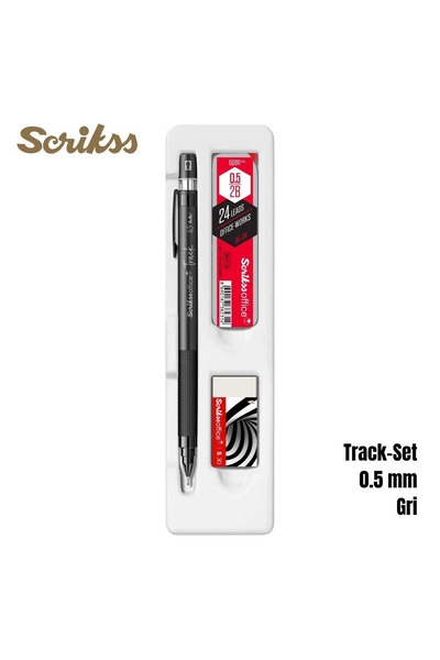 Scrikss Versatil Kalem Track 0.5mm 3lü Set Gri