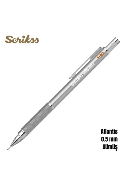 Scrikss Versatil Kalem Atlantis 0.5mm Gümüş