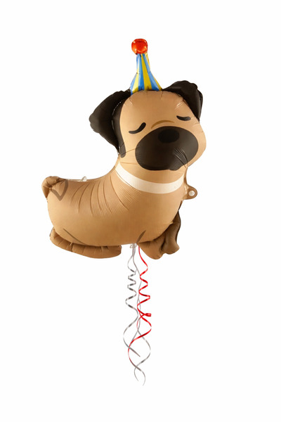 Partifabrik بالون ريترو على شكل كلب لطيف