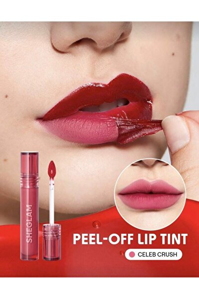 SHEGLAM Peel Talk Lip Tint – Celeb Crush – Soyulabilir Dudak Tint’i