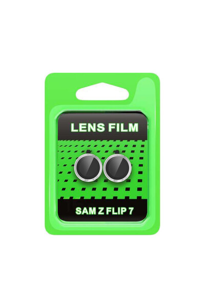 AKSEFİZZ واقي عدسة الكاميرا لهاتف سامسونج جالاكسي زد فليب 7 بدقة ثلاثية الأبع...