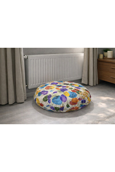 Minderim DEFNE YER MİNDERİ PETEK ÖNÜ YER PUFU