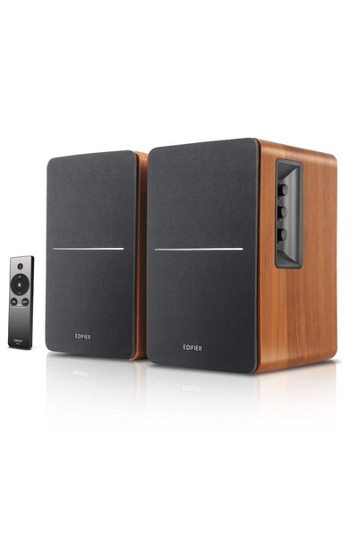 Edifier Difuzoare, Edifier, 2.0, RCA, Negru/Maro