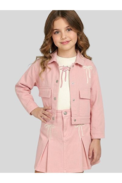 DMB BOYS & GIRLS Dmb girl's embroidered jacket 4-9 years old pink