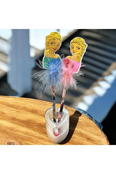 Store 2 Frozen Elsa Feathered Pencils
