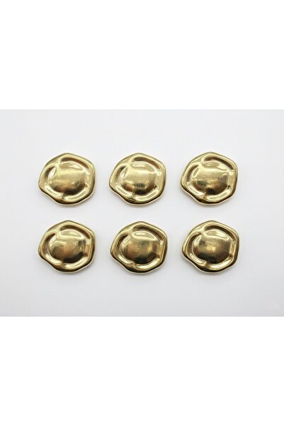 kendim fashion Metal Button 36''- 20.32 mm (Pack of 6)