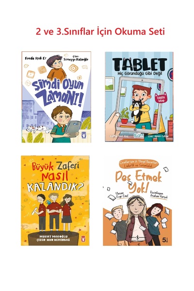 Timaş Çocuk 2 ve 3.Sınıf Şimdi Oyun Zamanı Tablet (Ödüllü Kitap) Büyük Zaferi...