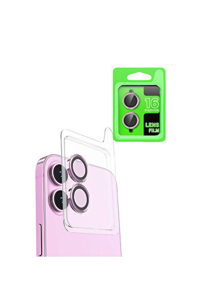 NewFace iPhone 16 Raze Metal Camera Lens - Pink