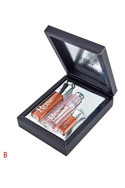 ROSE BERRYY Lip Glow & Glossy Lip Gloss Set, Shade B