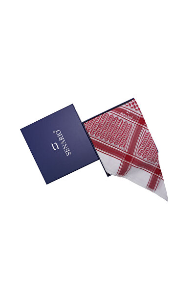 SENARIO شماغ سيناريو شبابي أحمر KY002